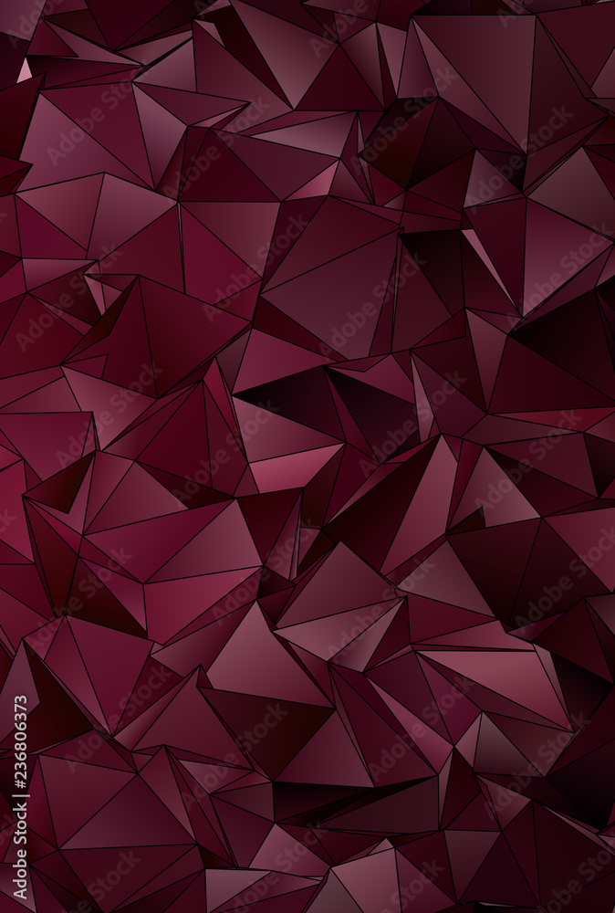 Obraz premium Triangular 3d, modern background