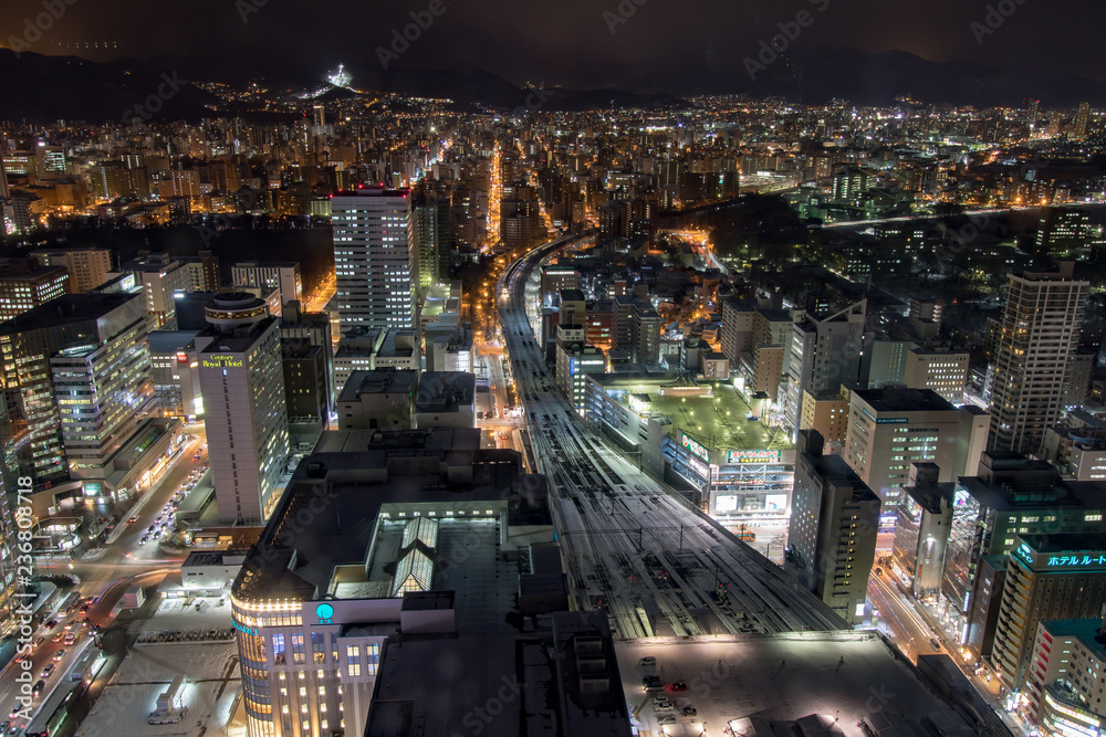 Obraz premium 札幌の夜景