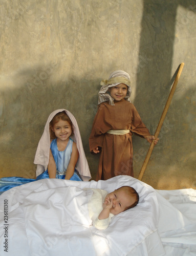 Christmas Children Living Nativity