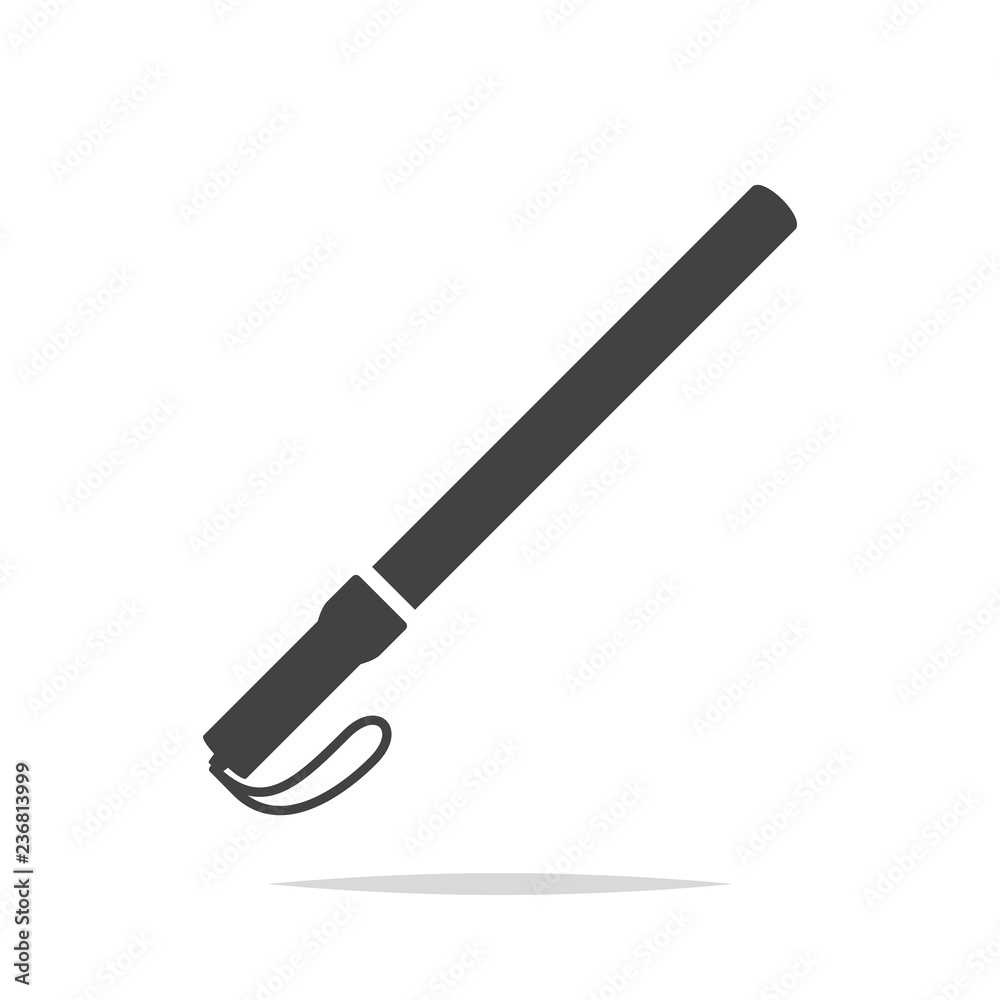 Traffic light baton icon vector Traffic light baton icon vector