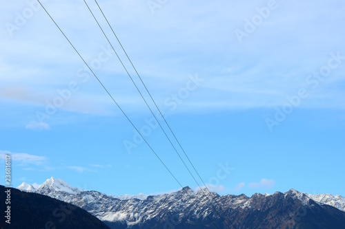 Stromversorgung in den Bergen