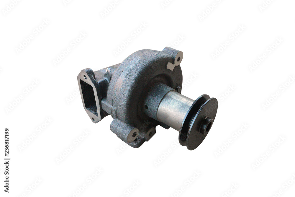 new turbocharged car engine Isolated on white background new turbocharged car engine Isolated on white background