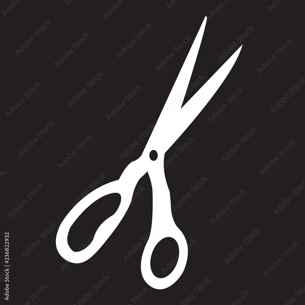 Vector icon scissors. Scissors logo. Vector icon scissors. Scissors logo.