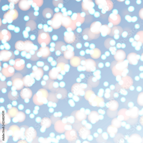 Abstract background with defocused lights. Vector