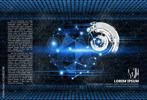 Abstract technology concept background, vector illustration