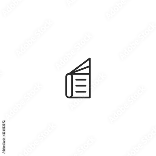 Book Keeping vector Logo Template Illustration Design, paper logo design icon vector illustration