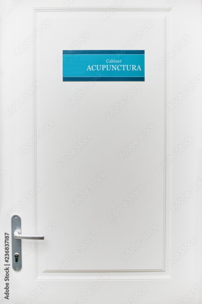 plate on the door acupuncture. The door to the office is a acupuncture plate on the door acupuncture. The door to the office is a acupuncture