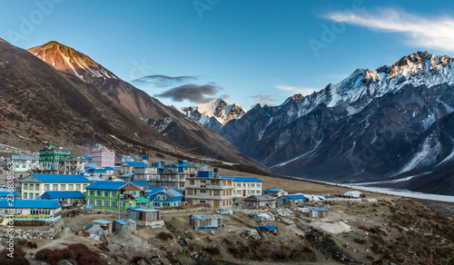 Mountain village Langtang photo