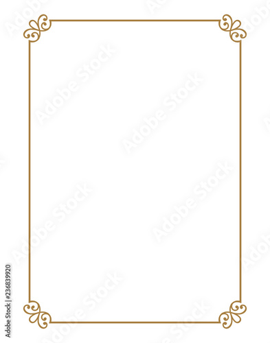 Vintage frame vector