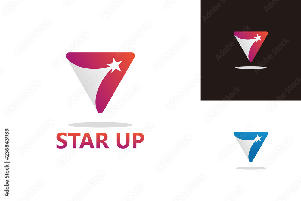 Star Up Logo Template Design Vector, Emblem, Design Concept, Creative Symbol, Icon Star Up Logo Template Design Vector, Emblem, Design Concept, Creative Symbol, Icon