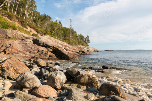 Landscape View of Acadia National Park in Maine