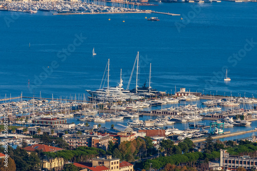 aerial view of la spezia