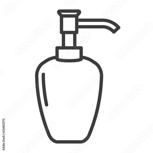 Liquid soap vector icon in modern flat style isolated. Liquid soap can support is good for your web design.
