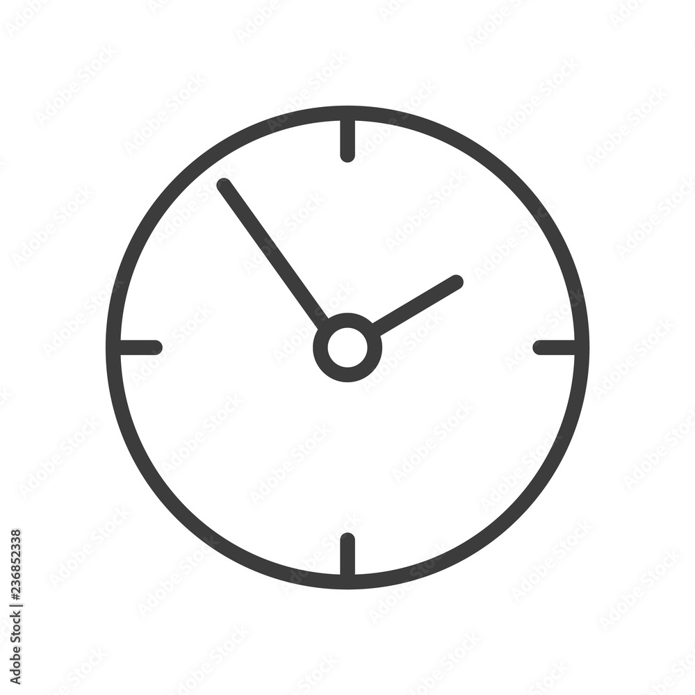 clock vector icon in modern flat style isolated. clock support is good for your web design. clock vector icon in modern flat style isolated. clock support is good for your web design.