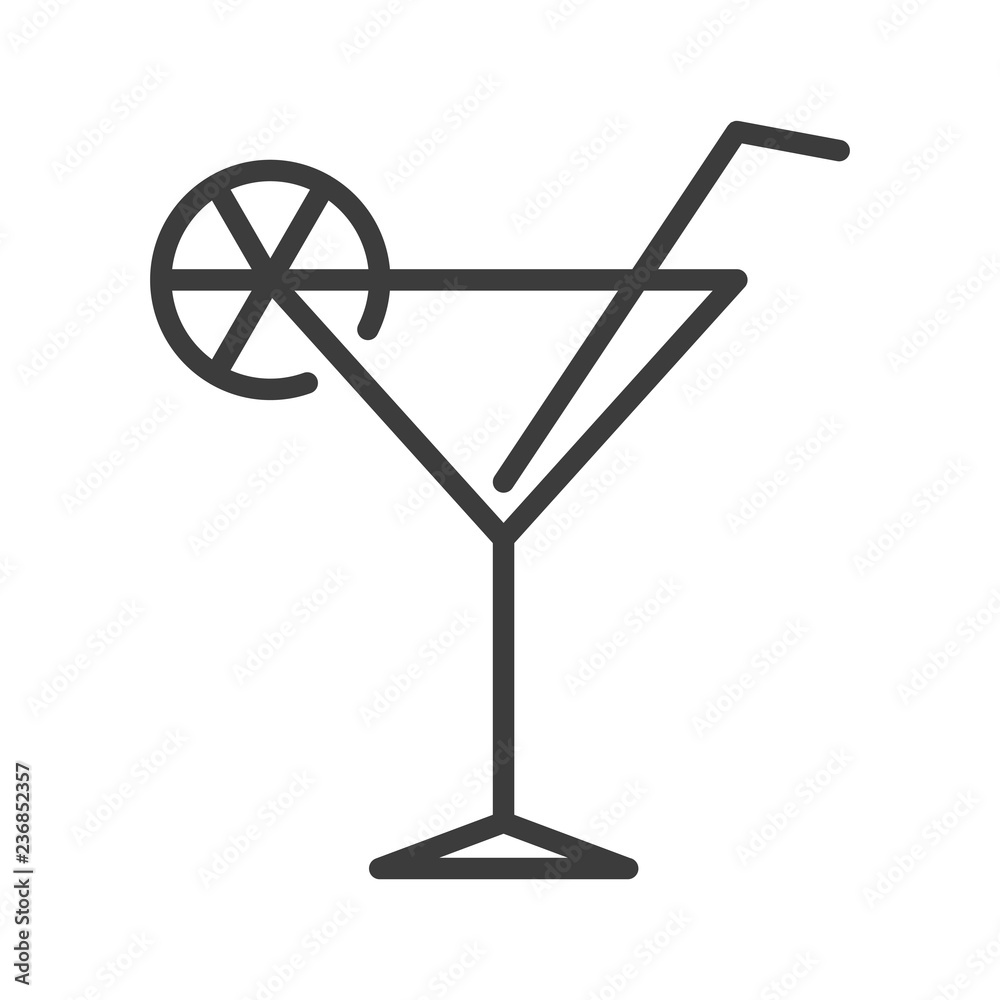 Cocktail vector icon in modern flat style isolated. Cocktail can support is good for your web design. Cocktail vector icon in modern flat style isolated. Cocktail can support is good for your web design.