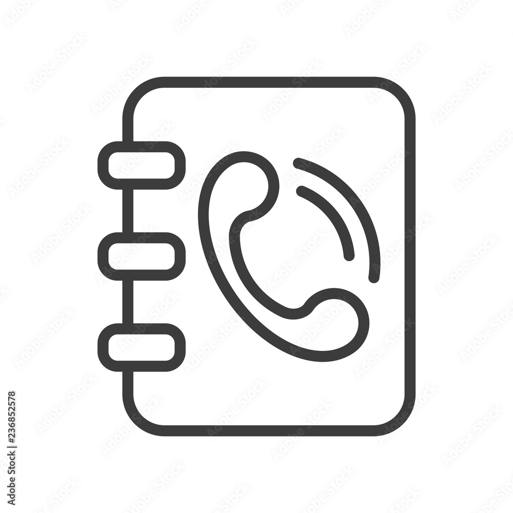 Telephone book vector icon in modern flat style isolated. Telephone book can support is good for your web design. Telephone book vector icon in modern flat style isolated. Telephone book can support is good for your web design.