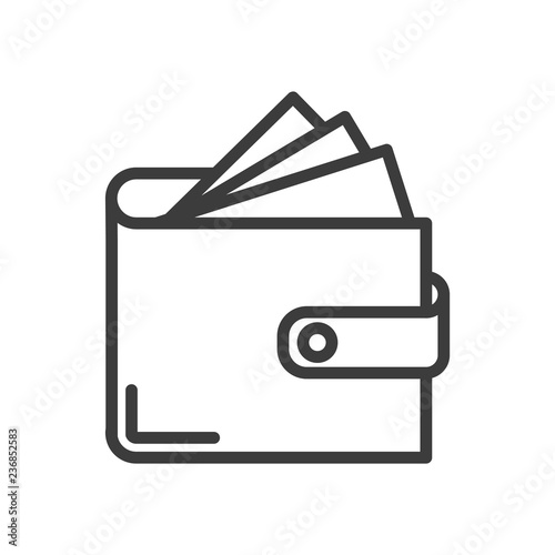 Money vector icon in modern flat style isolated. Money can support is good for your web design.