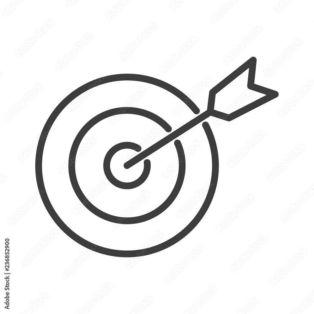 Target vector icon in modern flat style isolated. Target can support is good for your web design. Target vector icon in modern flat style isolated. Target can support is good for your web design.