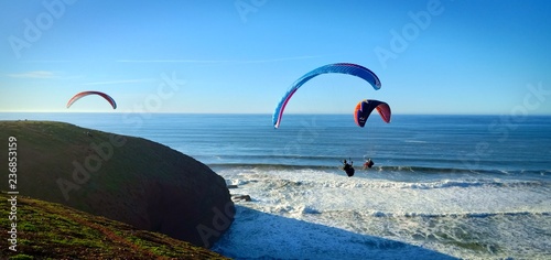 Parapente Legzira au Maroc photo
