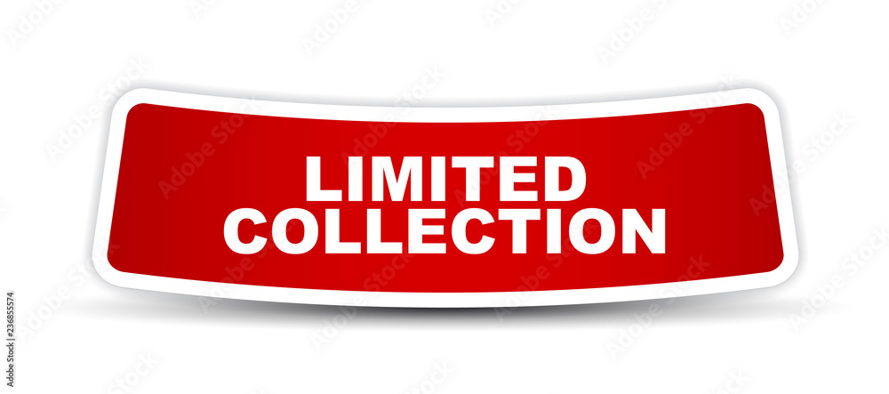 red vector banner limited colection red vector banner limited colection