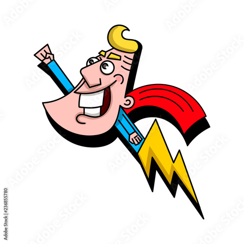 Lightning creative design for advertising. Vector illustration