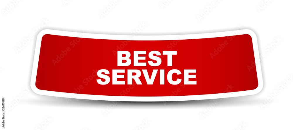 red vector banner best service red vector banner best service