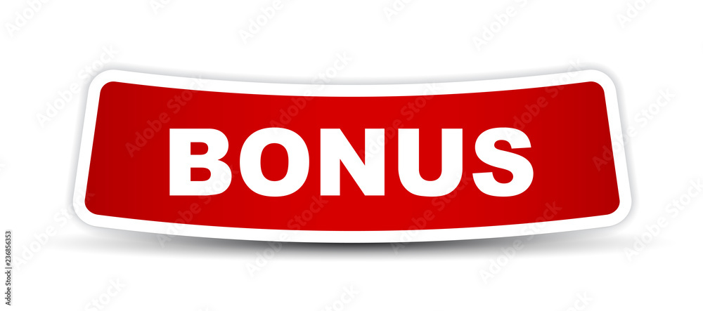 red vector banner bonus red vector banner bonus