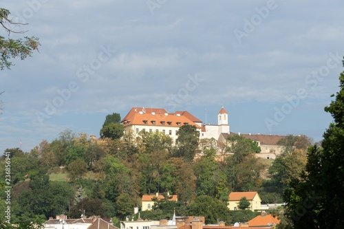 Brno, Czech Republic - Sep 12 2018: View to the streets of Brno city center. Czech Republic