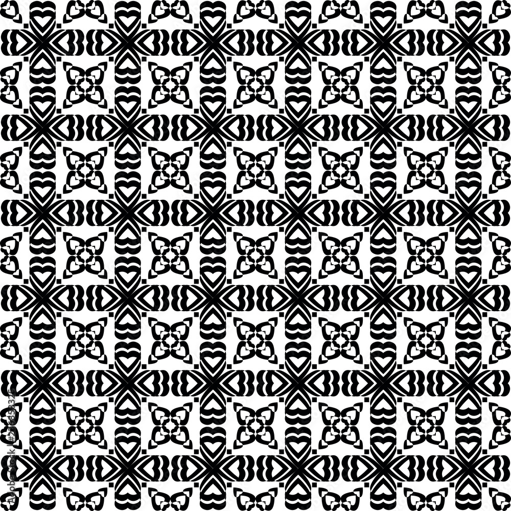 pattern astratto in bianco e nero