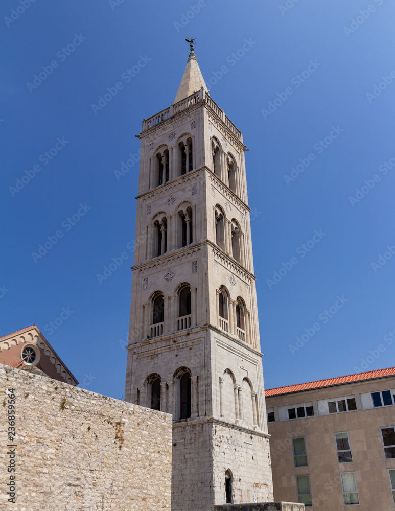 Zadar cathedral belltower