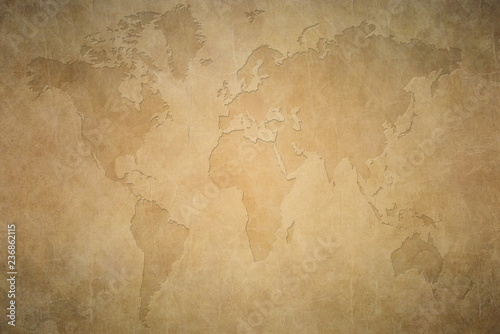 фотографія Old map of the world