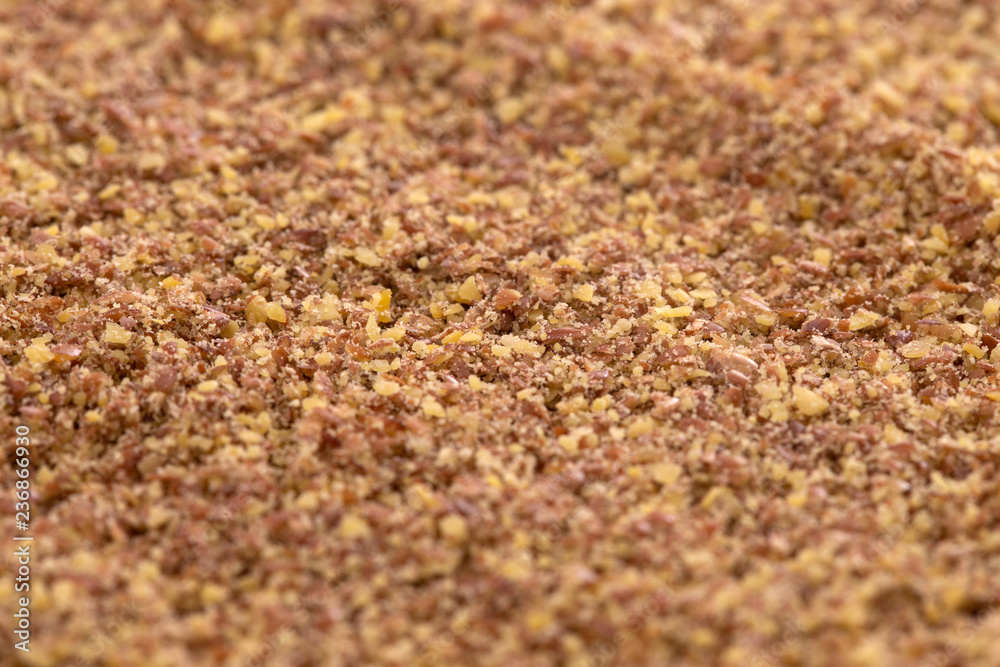Background of Ground Flax Seed Background of Ground Flax Seed