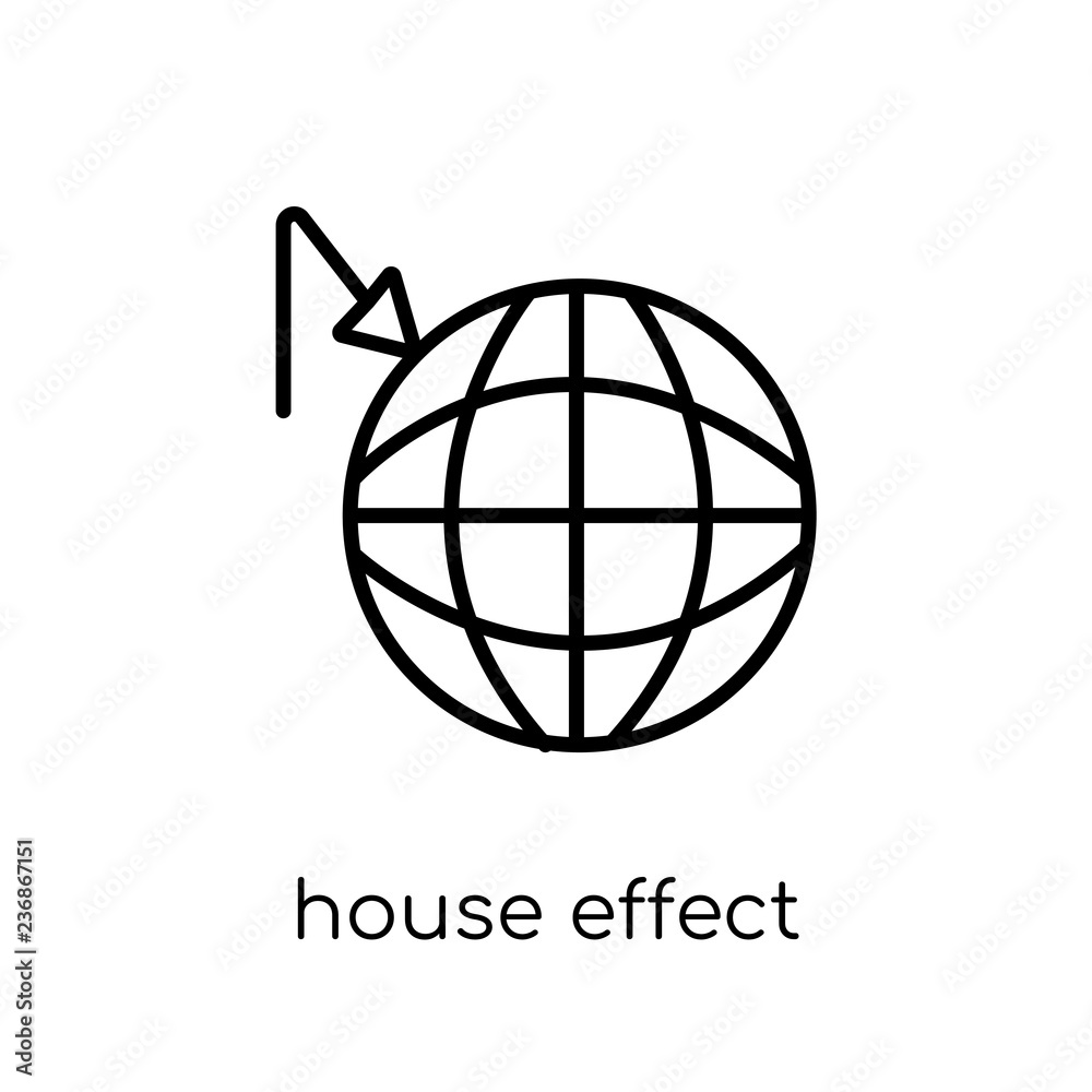 Greenhouse effect icon from Ecology collection. Greenhouse effect icon from Ecology collection.