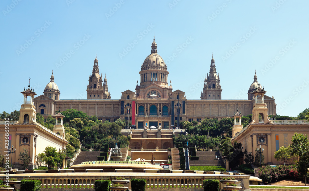 Fototapeta premium Pałac Montjuic, Barcelona