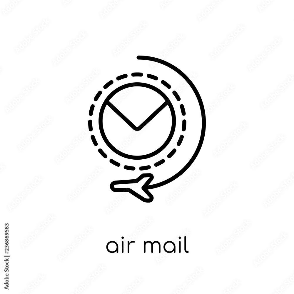 Air mail icon from Delivery and logistic collection. Air mail icon from Delivery and logistic collection.