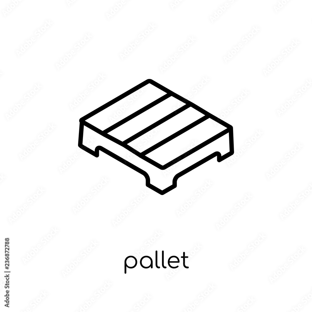 Pallet icon from Delivery and logistic collection. Pallet icon from Delivery and logistic collection.