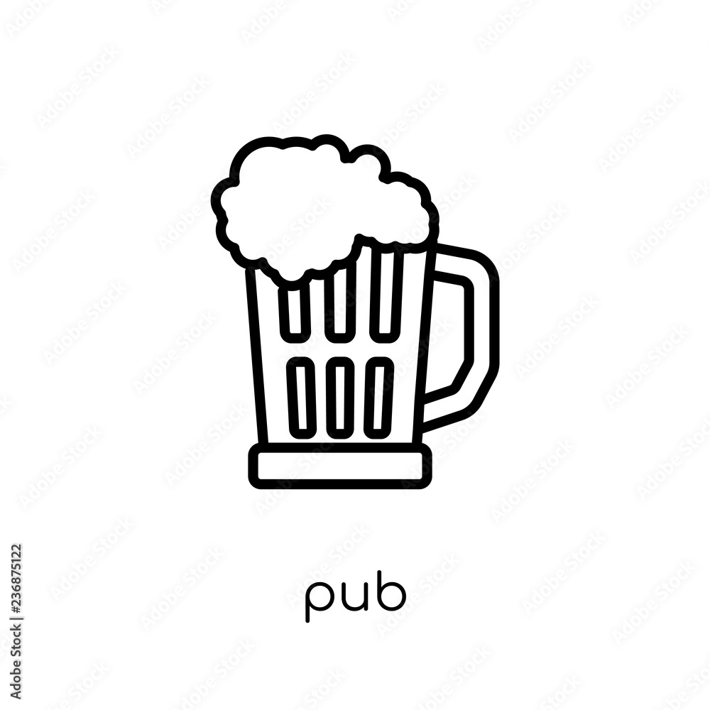 Pub icon from Drinks collection.