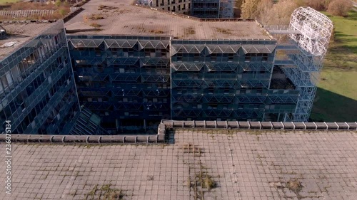 Abandoned hospital building photo