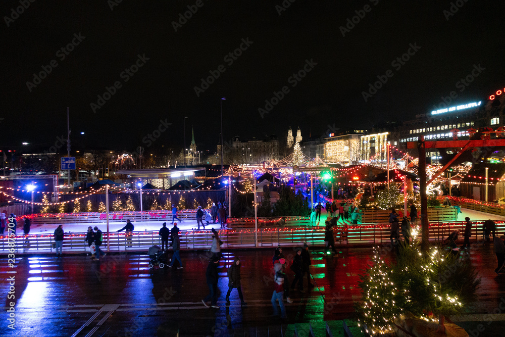 Fototapeta premium Christmas in Zurich