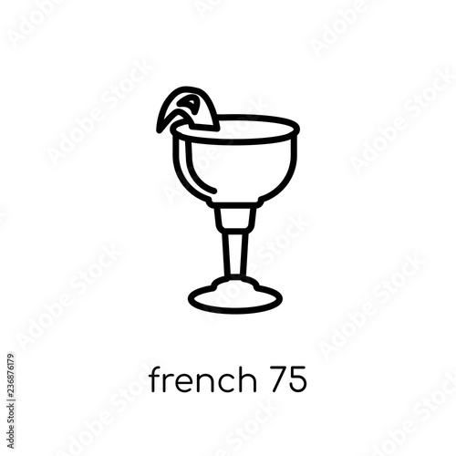 French 75 icon from Drinks collection.
