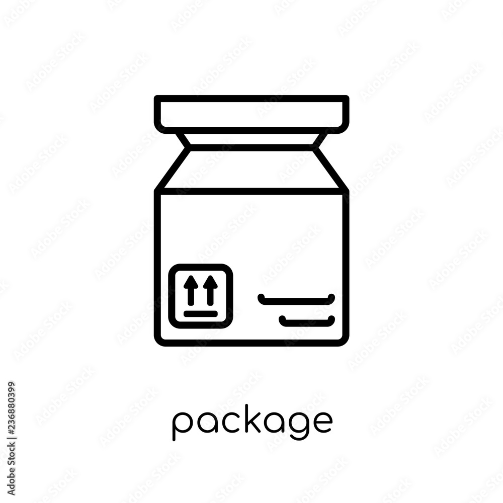 Package icon from Delivery and logistic collection.