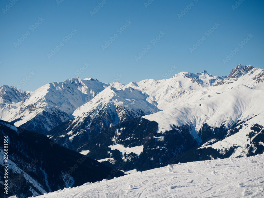 Alpine peaks in Austria