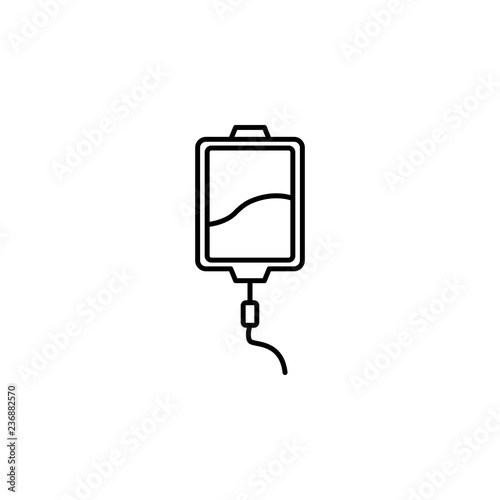 blood bag, medical icon. Element of anti aging outline icon for mobile concept and web apps. Thin line blood bag, medical icon can be used for web and mobile