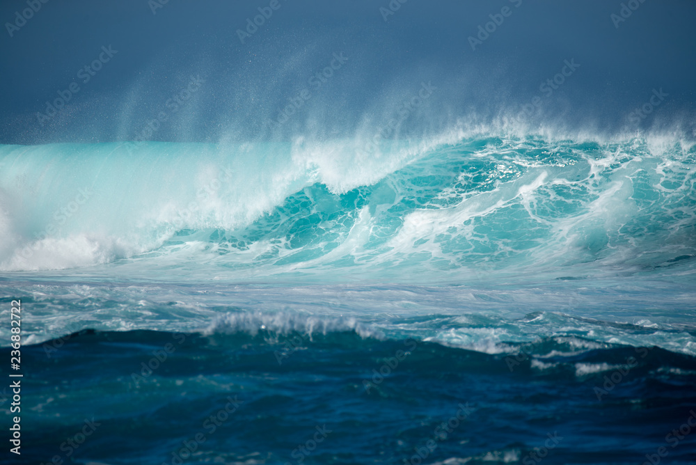 big wave in the north shore of Lanzarote