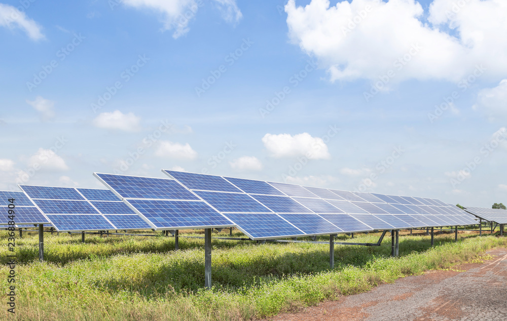 rows array of polycrystalline silicon solar cells or photovoltaic cells in solar power plant turn up skyward absorb the sunlight from the sun rows array of polycrystalline silicon solar cells or photovoltaic cells in solar power plant turn up skyward absorb the sunlight from the sun