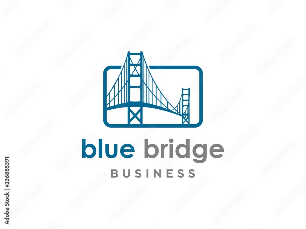blue bridge logo design inspiration blue bridge logo design inspiration
