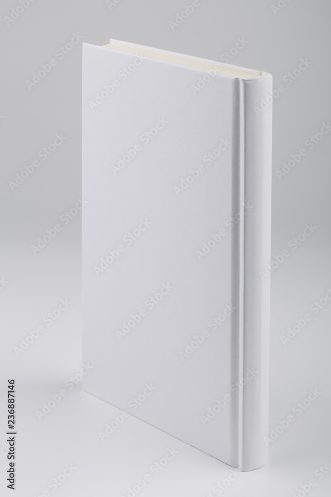 Blank White Book Or Notebook Isolated On White Blank White Book Or Notebook Isolated On White