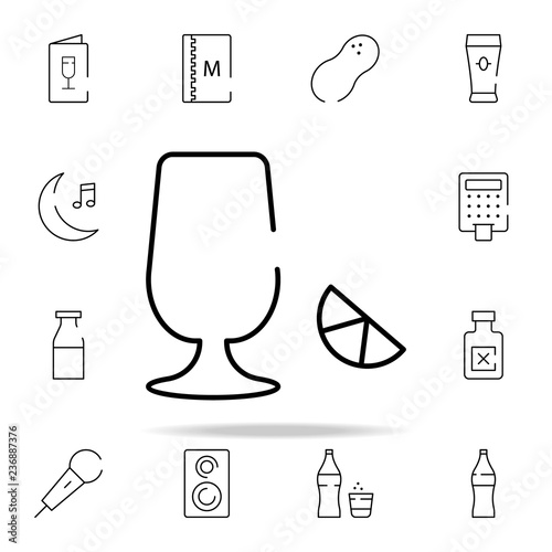 juice icon. bar icons universal set for web and mobile