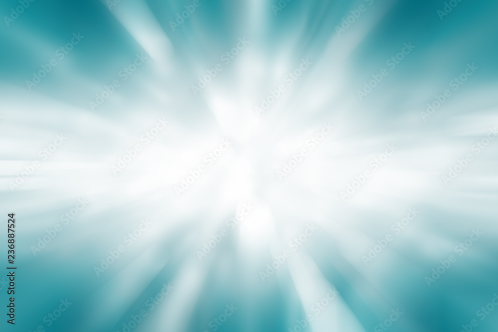 Obraz premium Light blue pattern with white line motion backdrop wallpaper. Clean blue geometric background.