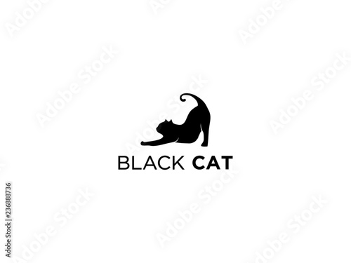 Vector logotype concept. Cat logotype. Cat elements. Pet shop logo concept. Pet care logo concept. Pet vector illustration